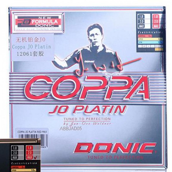 Donic Coppa Jo Platin (Black) Table Tennis Rubber